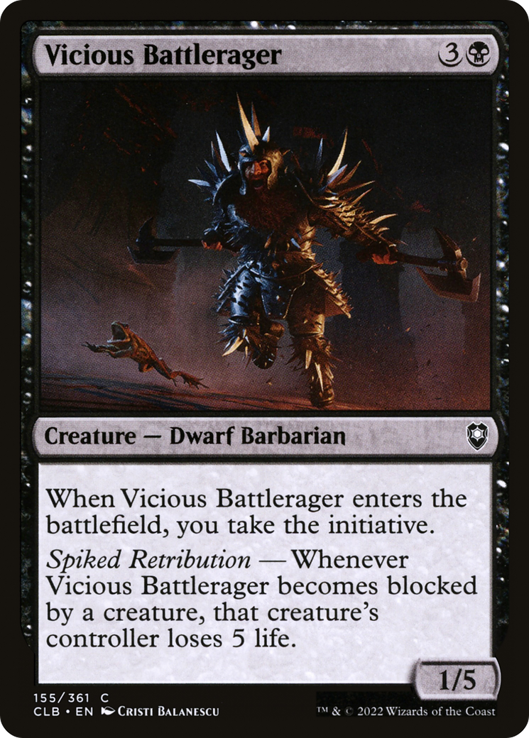 Vicious Battlerager [Commander Legends: Battle for Baldur's Gate] | Silver Goblin