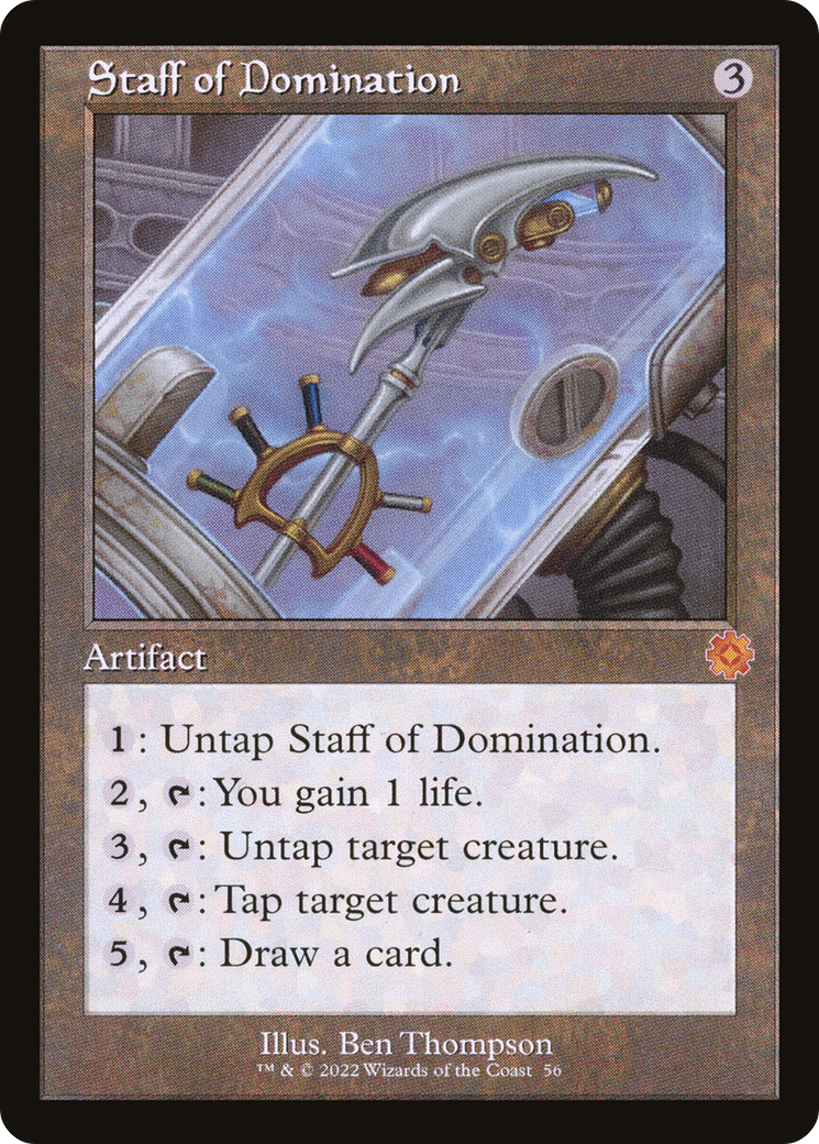 Staff of Domination (Retro) [The Brothers' War Retro Artifacts] | Silver Goblin