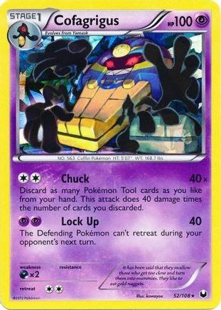 Cofagrigus - 52/108 (Cracked Ice Holo) (52) Holofoil - Deck Exclusives