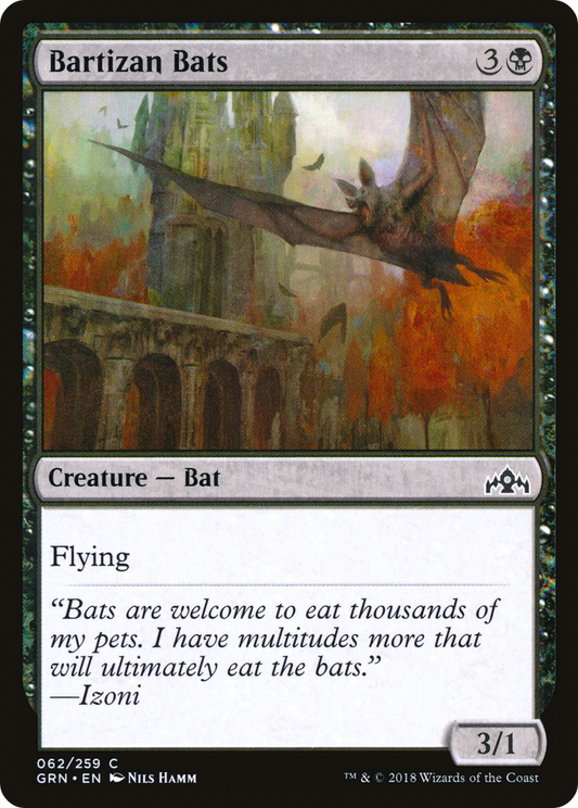 Bartizan Bats [Guilds of Ravnica] Foil