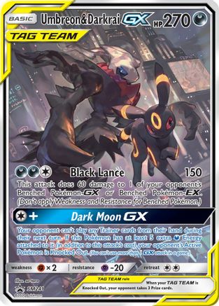 Umbreon & Darkrai GX - SM241 (SM241) Holofoil - SM Promos