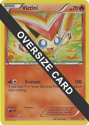 Victini (15/101) (Jumbo Card) [Black & White: Noble Victories] | Silver Goblin