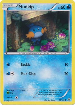 Mudkip - 33/160 (Sheen Holo) (33) Holofoil - Miscellaneous Cards & Products
