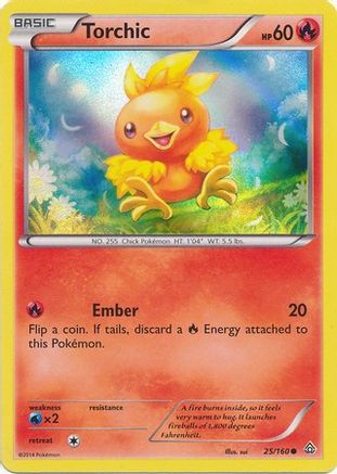 Torchic (25/160) (Sheen Holo) [XY: Primal Clash] | Silver Goblin