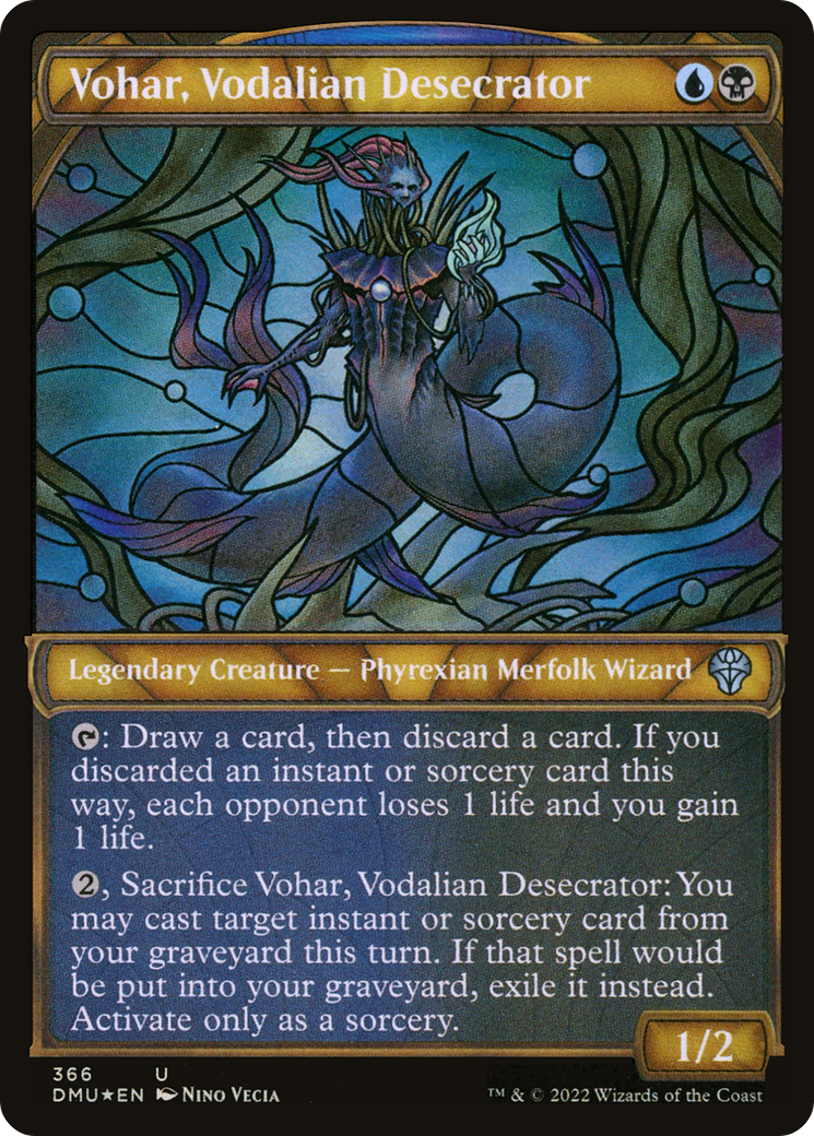 Vohar, Vodalian Desecrator (Showcase Textured) [Dominaria United]