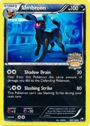 Umbreon - 60/108 (Regional Championships) (60) Holofoil - League & Championship Cards