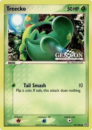 Treecko (70/106) (Gen Con The Best Four Days in Gaming Promo) [EX: Emerald] | Silver Goblin