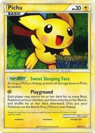 Pichu - 28/123 (Prerelease) (28) Holofoil - Nintendo Promos