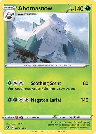Abomasnow (013/192) [Sword & Shield: Rebel Clash] Reverse Holofoil