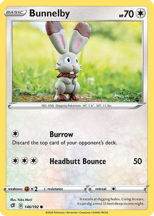 Bunnelby (146/192) [Sword & Shield: Rebel Clash] | Silver Goblin