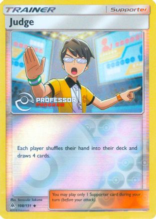 Judge (2019) (108) Reverse Holofoil - Professor Program Promos
