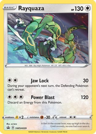 Rayquaza - SWSH029 (SWSH029) Holofoil - SWSH Sword & Shield Promo Cards