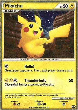 Pikachu (English) (PW) Holofoil - Pikachu World Collection Promos