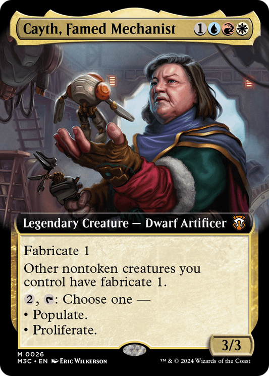 Cayth, Famed Mechanist: (Extended Art) (026)