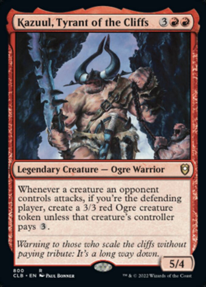 Kazuul, Tyrant of the Cliffs [Commander Legends: Battle for Baldur's Gate] | Silver Goblin