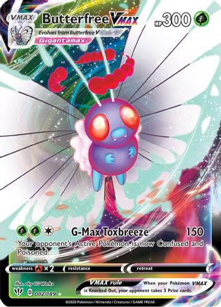 Butterfree VMAX (2) Holofoil - Darkness Ablaze