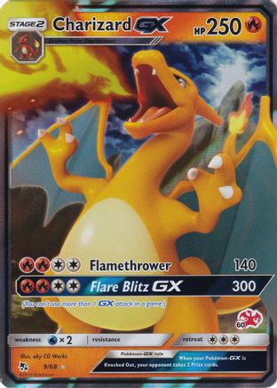 Charizard GX (#60 Charizard) (9) Holofoil - Battle Academy