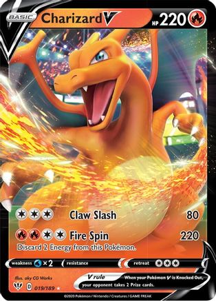 Charizard V (019/189) [Sword & Shield: Darkness Ablaze] | Silver Goblin