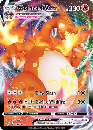 Charizard VMAX (20) Holofoil - Darkness Ablaze