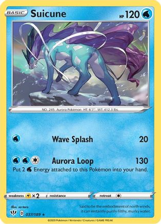 Suicune (37) Holofoil - Darkness Ablaze