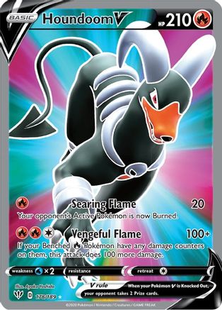 Houndoom V (Full Art) (178) Holofoil - Darkness Ablaze