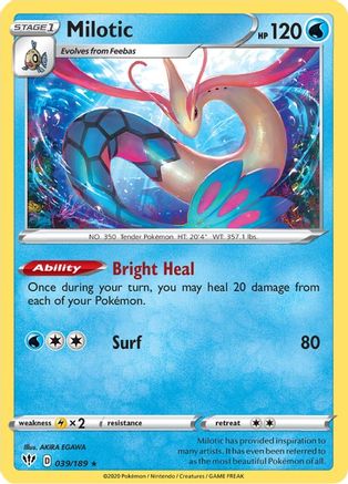 Milotic (39) Holofoil - Darkness Ablaze