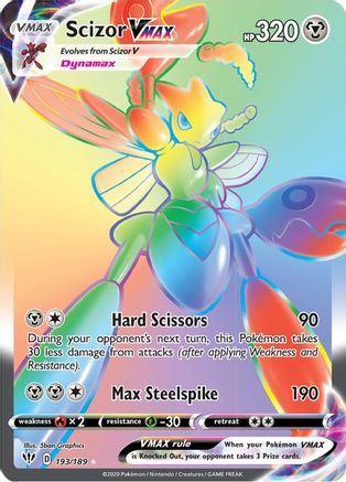 Scizor VMAX (Secret) (193) Holofoil - Darkness Ablaze