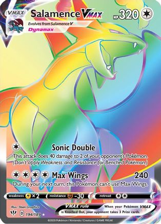 Salamence VMAX (Secret) (194) Holofoil - Darkness Ablaze