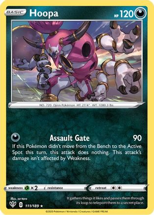 Hoopa (111) Holofoil - Darkness Ablaze