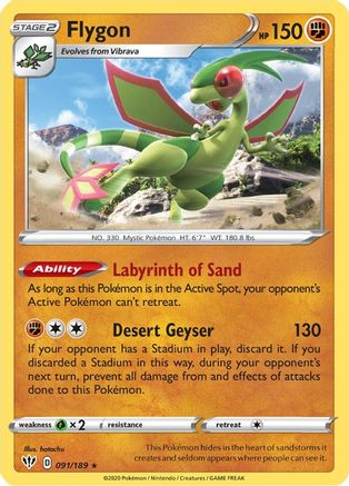 Flygon (91) - Darkness Ablaze