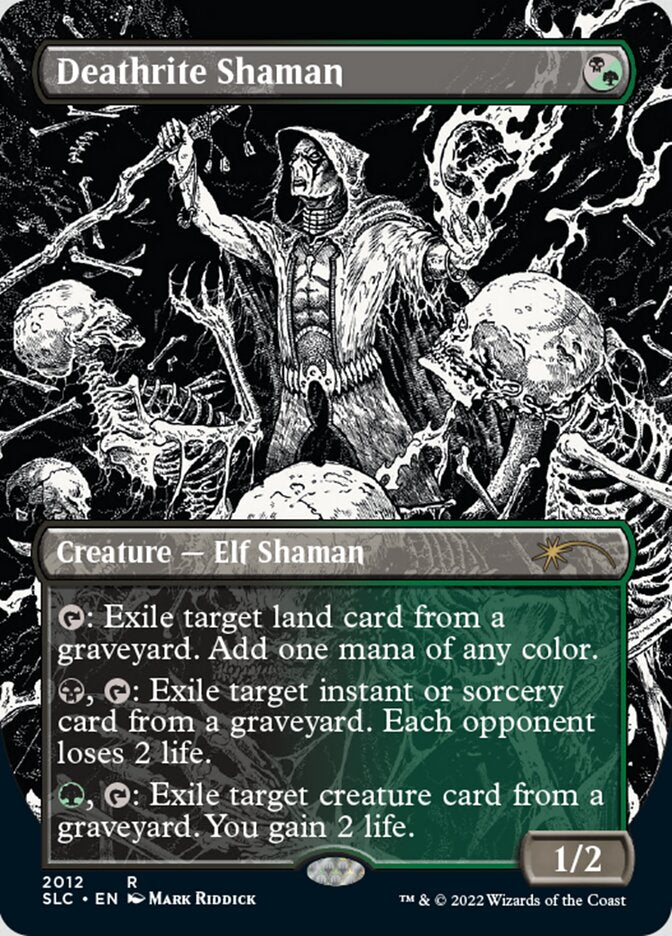 Deathrite Shaman (Borderless) [Secret Lair 30th Anniversary Countdown Kit] | Silver Goblin