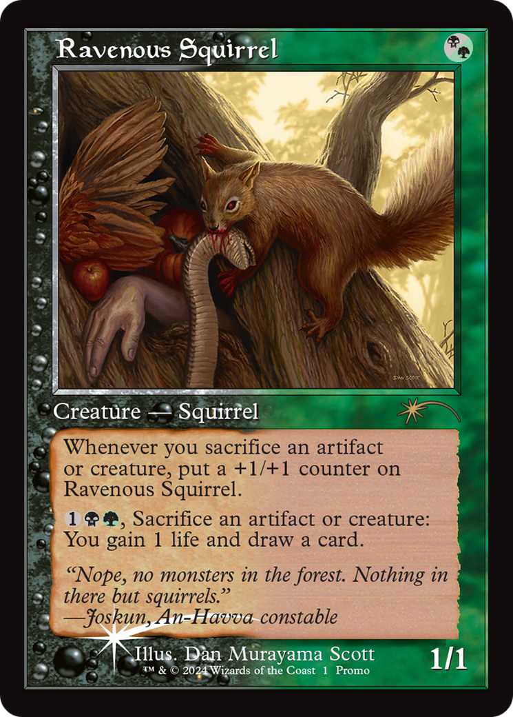 Ravenous Squirrel (Open House) [Wizards Play Network 2024] | Silver Goblin