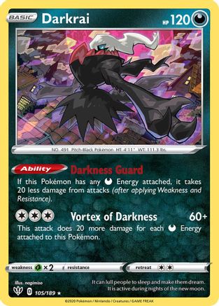 Darkrai - 105/189 (105) - Deck Exclusives