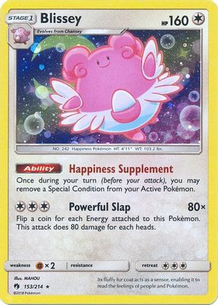 Blissey - 153/214 (Cosmos Holo) (153) Holofoil - Miscellaneous Cards & Products