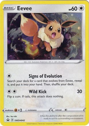 Eevee - SWSH042 (SWSH042) Holofoil - SWSH Sword & Shield Promo Cards