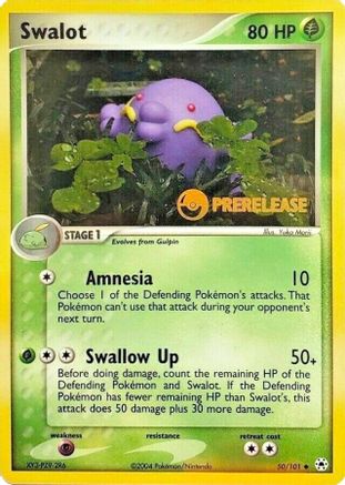 Swalot - 50/101 (Prerelease) (50) - Nintendo Promos