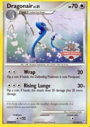 Dragonair - 52/146 (State Championships) (52) - League & Championship Cards