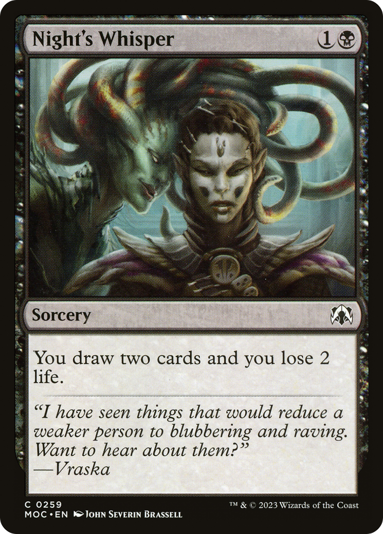 Night's Whisper [March of the Machine Commander]