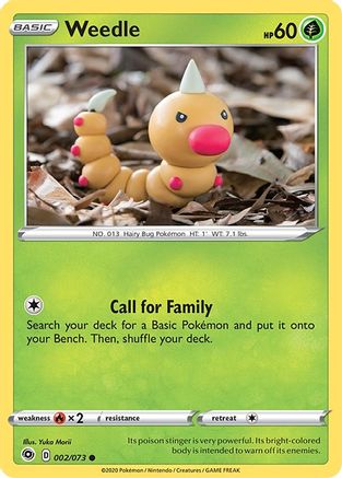 Weedle (2) - Champions Path