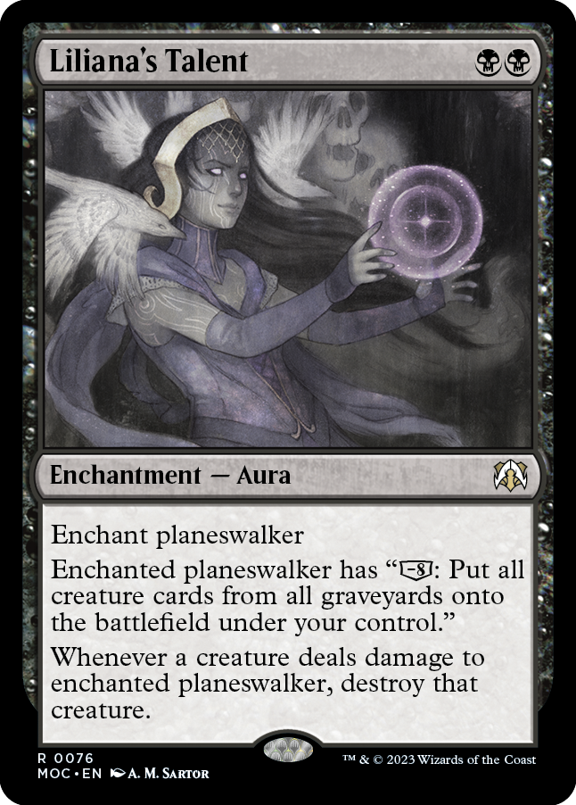 Liliana's Talent [March of the Machine Commander] | Silver Goblin