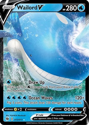 Wailord V (13) Holofoil - Champions Path