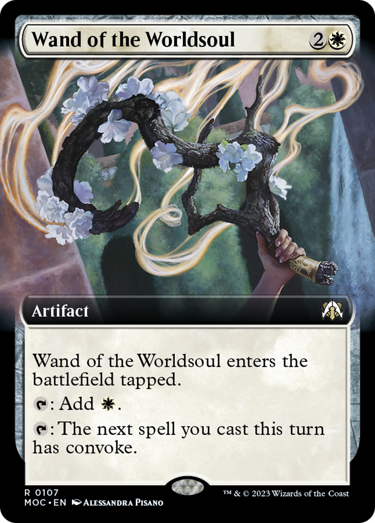 Wand of the Worldsoul (Extended Art) [March of the Machine Commander] | Silver Goblin