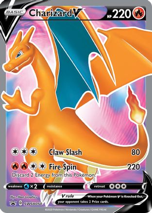 Charizard V - SWSH050 (SWSH050) Holofoil - SWSH Sword & Shield Promo Cards