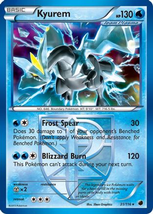 Kyurem - 31/116 (31) - Deck Exclusives
