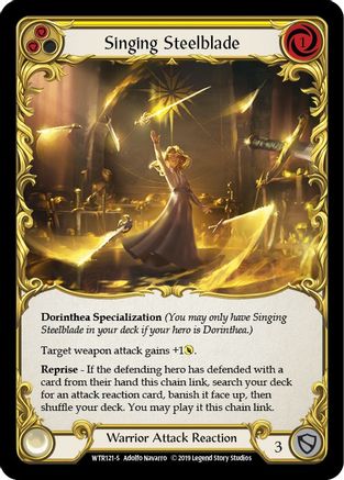 Singing Steelblade (WTR121) Unlimited Edition  - Welcome to Rathe