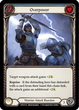 Overpower (Blue) (WTR125) Unlimited Edition - Welcome to Rathe