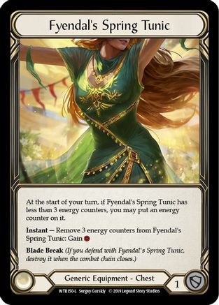 Fyendal's Spring Tunic (WTR150) (Unlimited Edition) Rainbow Foil - Welcome to Rathe