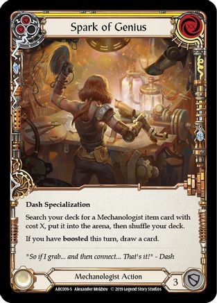 Spark of Genius (ARC009) Unlimited Edition  - Arcane Rising