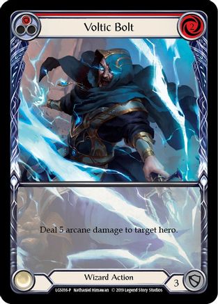 Voltic Bolt (Red) - LGS016 (LGS016) 1st Edition  - Flesh and Blood: Promo Cards