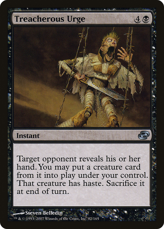 Treacherous Urge [Planar Chaos] Foil
